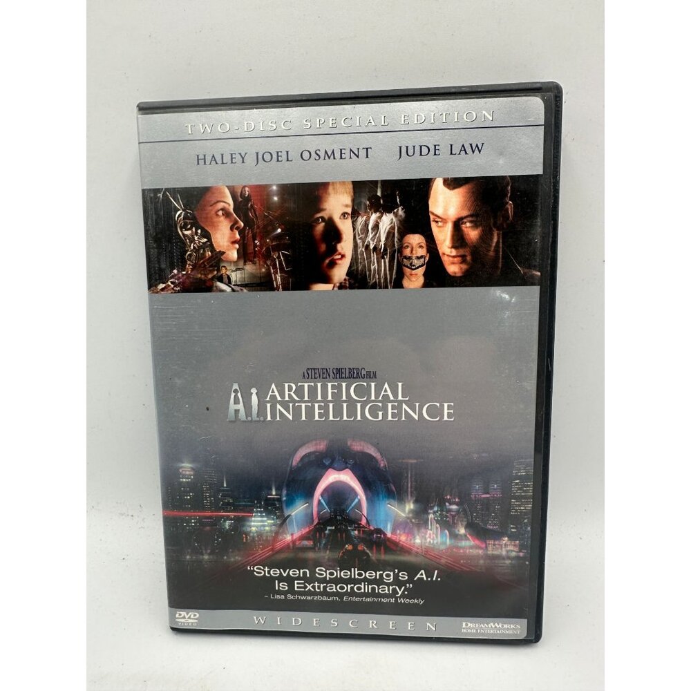 AI Artificial Intelligence 2001 PG-13 2-Disc Special ED DVD Haley Joel Osment